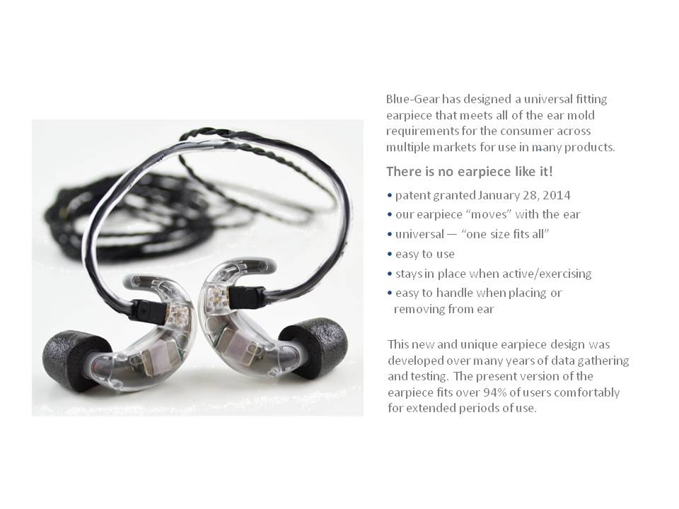 ユニバーサルカナル型イヤフォン BlueGear CS-2-Black