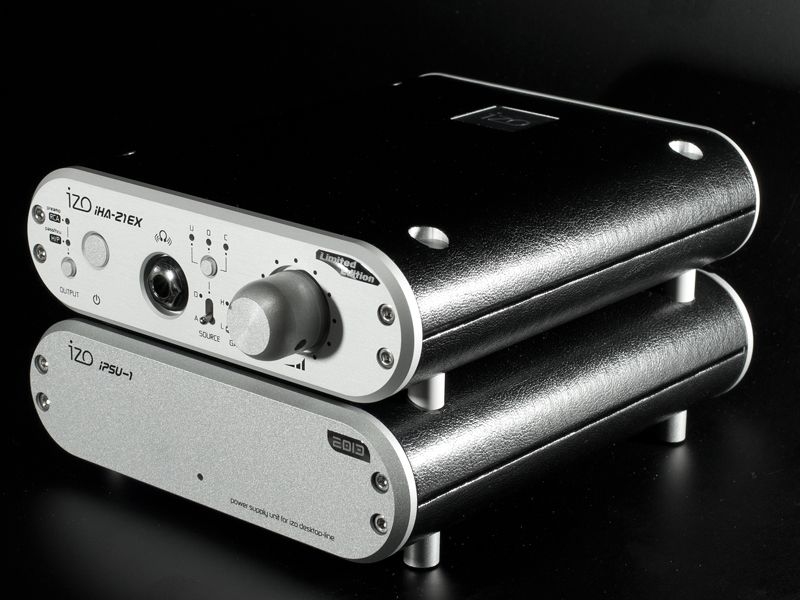 統合型ハイエンドヘッドフォンアンプizoiHA-21EX-Z