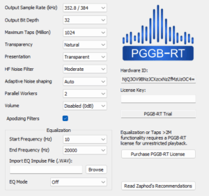 投稿についてもっと詳しく 無料！200万タップのアップサンプリング再生！PGGB-RT