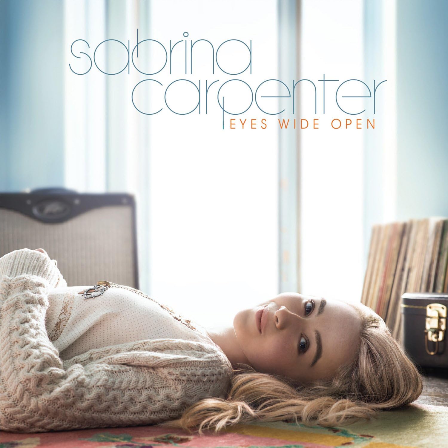 Sabrina Carpenter eyes wide open