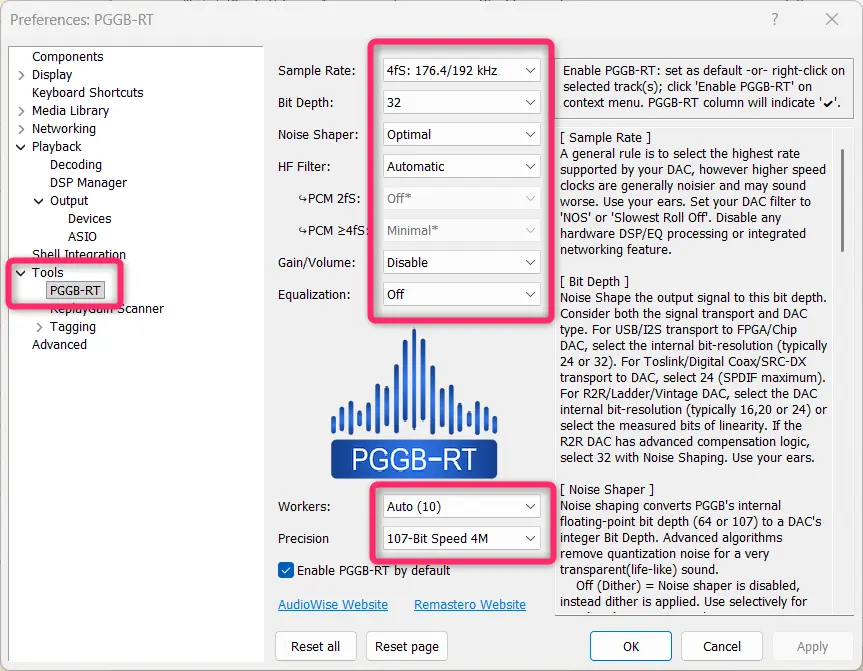 投稿についてもっと詳しく 無料で4,000,000taps処理のPCオーディオ PGGB-RT