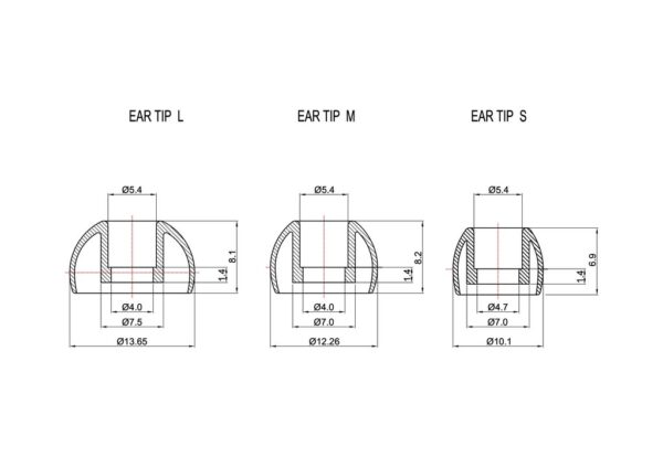 Qudelix Qudelix-5K Reference DAC AMP専用カナル型イヤホン：QX-over Earphones for 5K DAC/AMP 7